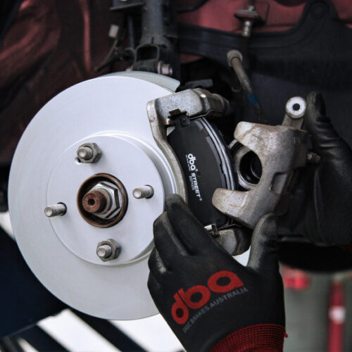 DBA 2016+ Mercedes-Benz C300 (A205/C205/W205) Street Series Slotted Rear Rotor - Image 3