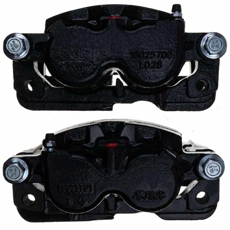 Power Stop 02-06 Cadillac Escalade Front/Rear Black Caliper - Pair w/Bracket - Image 2