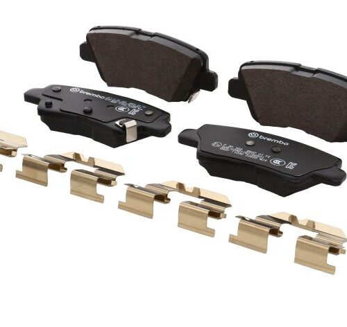 Brembo OE 21-22 Hyundai Accent/19-24 Nexo/2016 Sonata/2019 Sonata PRIME Low-Met Brake Pad - Rear - Image 4