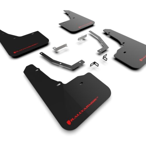 Rally Armor 25-26 Subaru Forester & Hybrid Black UR Mud Flap w/Red Logo
