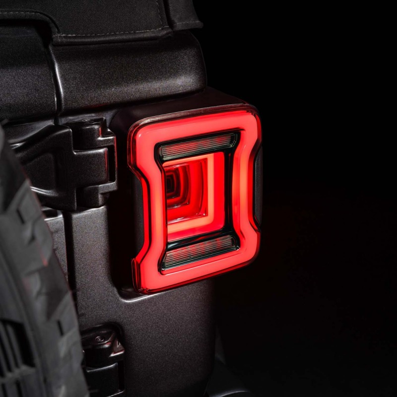 Form Lighting 2018-2023 Jeep Wrangler LED Tail Lights Smoke (Pair) - Image 4