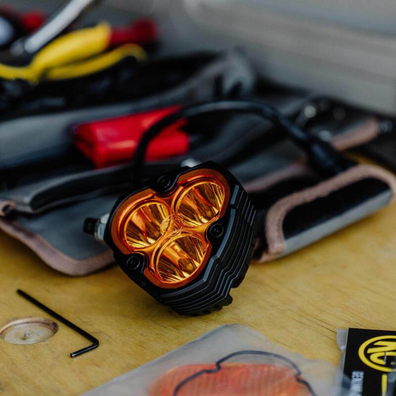 KC HiLiTES FLEX ERA 3 Performance Yellow Spot Beam Lens - Image 2
