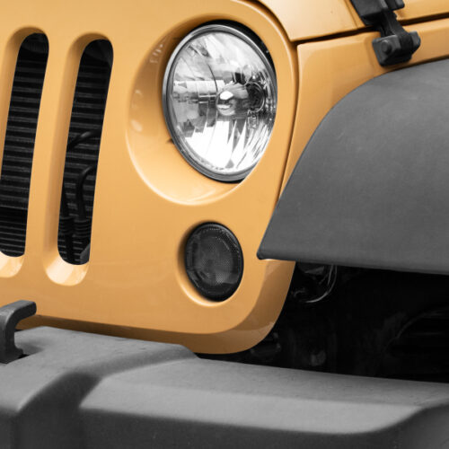 Raxiom for 2007-2018 Jeep Wrangler JK Axial Series LED Turn Signals w/ Halo (Smoked)