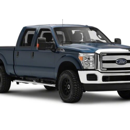 Raxiom for 2011-2016 Ford F-250 Super Duty LED Projector Headlights - Chrome Housing (Clear Lens) - Image 9
