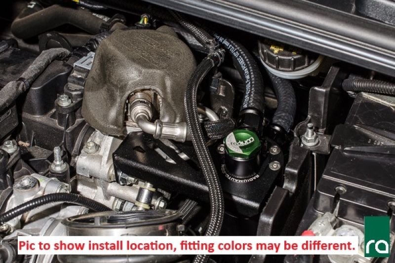 Radium Engineering 15-18 Ford Focus ST Catch Can Kit CCV Fluid Lock - Image 2