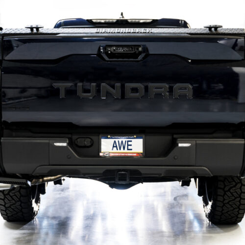 AWE Tuning 0FG Exhaust for 3rd Gen Toyota Tundra - Dual Chrome Silver Tips - Image 5