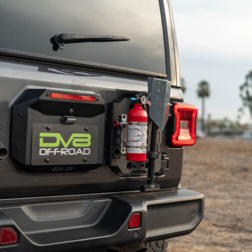 Alternative view of DV8 Offroad 2018-2025 Jeep Wrangler JL Tailgate Reinforcement Molle Panel