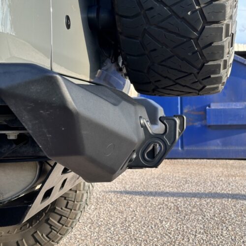 Rival 2018-2026 Jeep Wrangler JL Rear Aluminum Stubby Bumper - Image 3