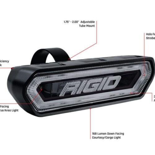 Rigid Industries Chase Tail Light Kit w/ Mounting Bracket - Red - Image 8