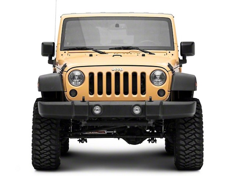 Raxiom for 2007-2018 Jeep Wrangler JK Axial Series LED Turn Signals w/ Halo (Smoked) - Image 2