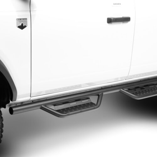 Alternative view of N-Fab 21-22 Ford Bronco 4 Door SRW RS Nerf Step - Full Length - 2in - Tex. Black