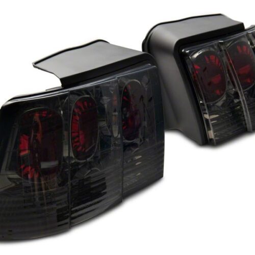 Alternative view of Raxiom for 1999-2004 Ford Mustang Axial Series Altezza Style Tail Lights- Black Housing (Smoked Lens)