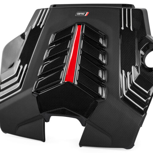 APR 20-24 Audi Q7/Q8/RS Q8/SQ7/SQ8 (4M) 2.9T/3.0T/4.0T Twill Carbon Fiber Engine Cover - Image 3