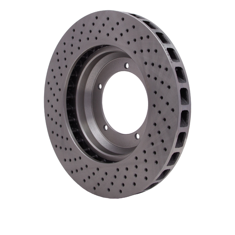 DFC 82-89 Porsche 911 Right Front Drilled Brake Rotor - Image 3