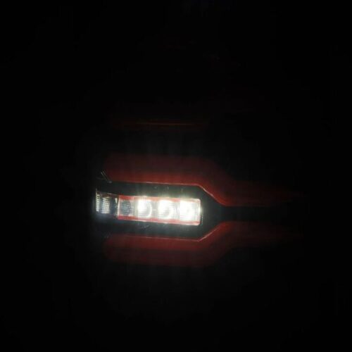 AlphaRex 99-06 Chevrolet Silverado/99-06 GMC Sierra LUXX-Series LED Tail Lights - Black/Red - Image 4
