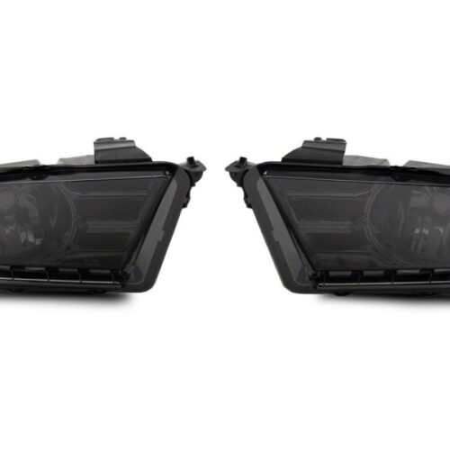 Alternative view of Raxiom for 2010-2012 Ford Mustang Axial Series OEM Style Rep Headlights- Chrome Housing- Smoked Lens