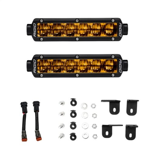 Rigid Industries for 2022+ Toyota Tundra 6in SR-Series Selective Yellow Fog Light Kit
