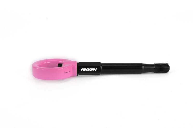 PERRIN 18-21 Subaru WRX & STI / 13-25 BRZ / 17-20 Toyota 86 Tow Hook Kit (Front) - Hyper Pink - Image 2