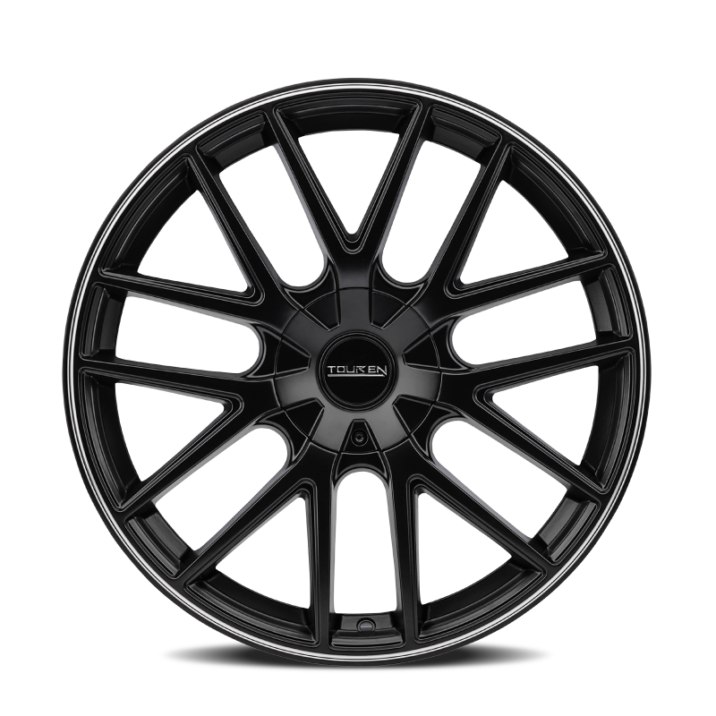 Touren 3260 TR60 16x7 / 5x100/114.3 BP / 42mm Offset / 72.62mm Hub Matte Black Machined Wheel - Image 3
