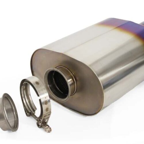 GReddy 11003530 Universal 3.0in RS-Ti Oval Titanium Muffler - Image 4