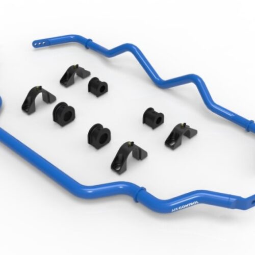 aFe Power 16-21 Infiniti Q50/Q60 3.0L (tt) Front and Rear Sway Bar Set Blue