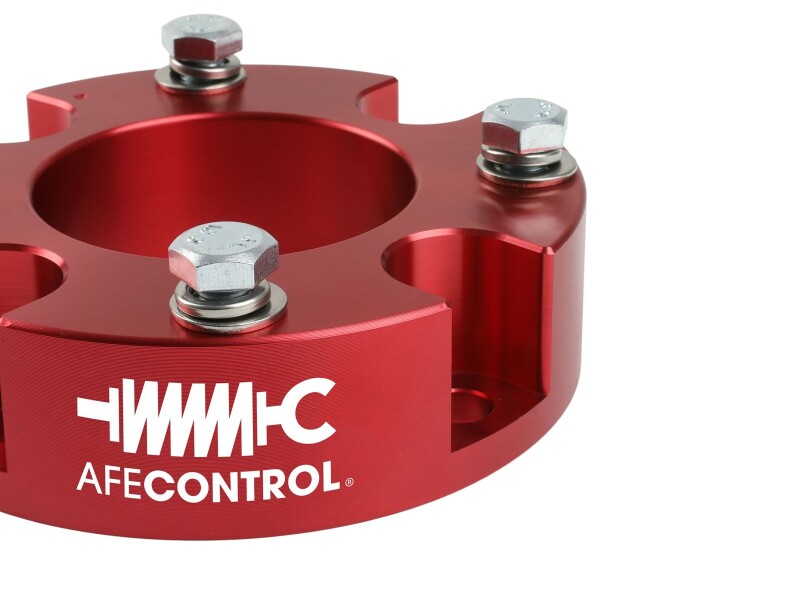 aFe Power CONTROL 1.875 IN Leveling Kit 22-23 Toyota Tundra - Red - Image 4