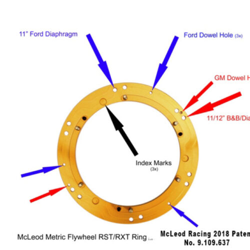 Alternative view of McLeod Racing RST HD Twin - Metric Ring - 11-17 Ford Mustang GT/Boss 302 5.0L - 1 x 23M Spline