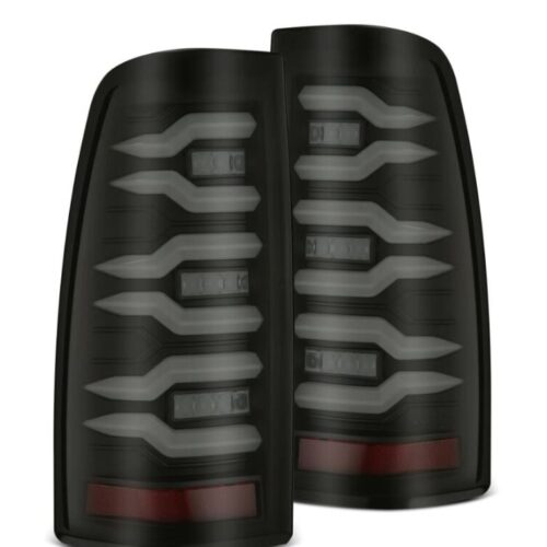 AlphaRex 99-06 Chevrolet Silverado/99-06 GMC Sierra LUXX-Series LED Tail Lights - Black
