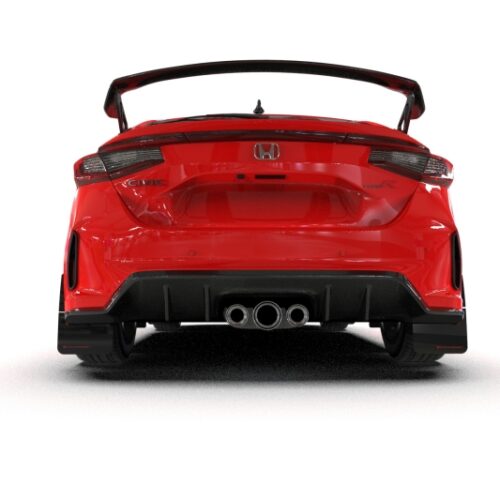 Rally Armor 23-26 Honda Civic Type R Black Mud Flap Grey Logo - Image 3
