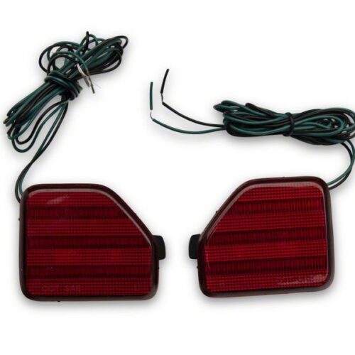 Raxiom for 2018-2023 Jeep Wrangler JL Moab Rubicon Sahara Axial LED Rear Bumper Reflector Lights- Clear - Image 7
