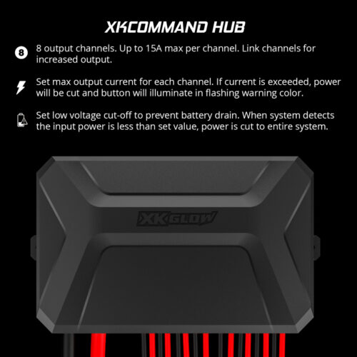 XK Glow XKcommand Bluetooth Switch Panel for Lights 12V Accessory Offroad - Image 2