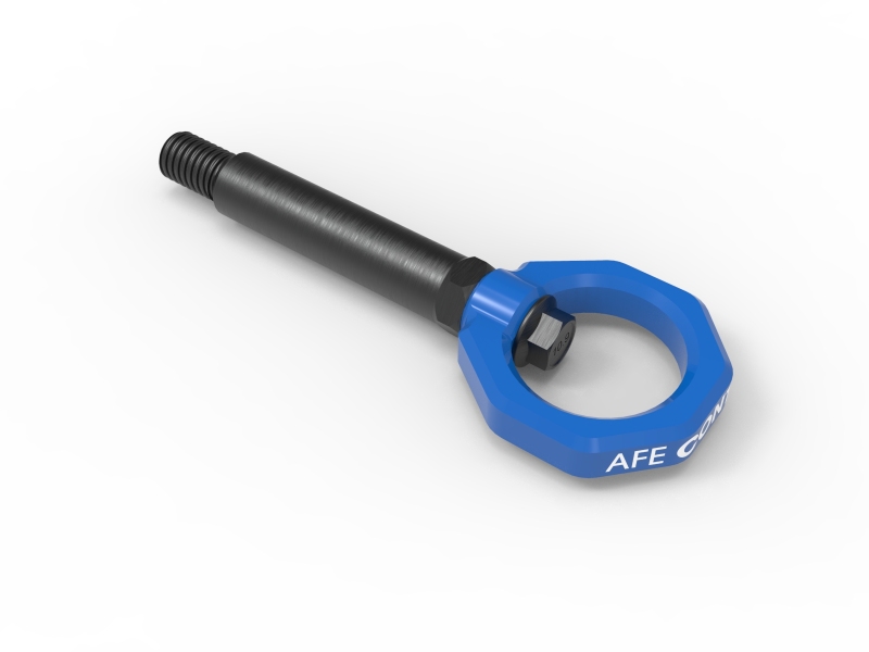 aFe Power Control Rear Tow Hook Blue BMW F-Chassis 2/3/4/M - Image 2