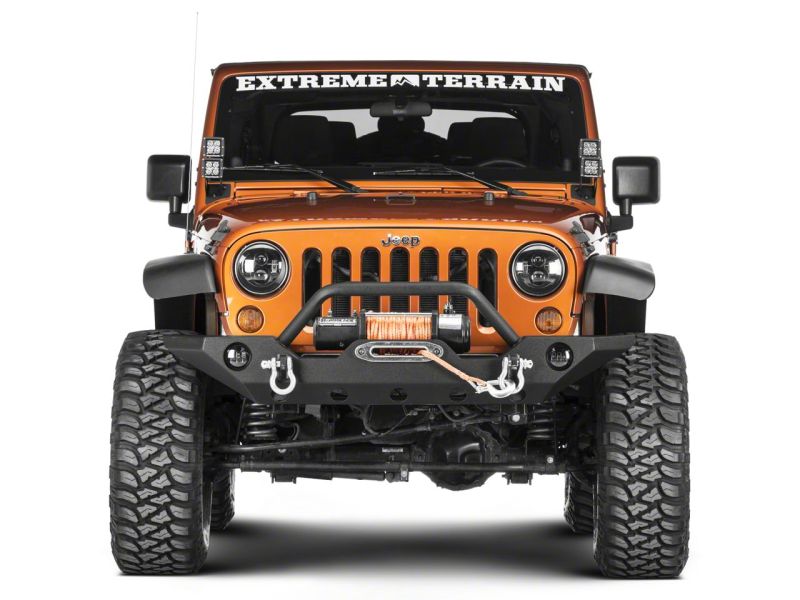 Raxiom for 2007-2018 Jeep Wrangler JK Windshield Mounted Dual Light Brackets - Image 8