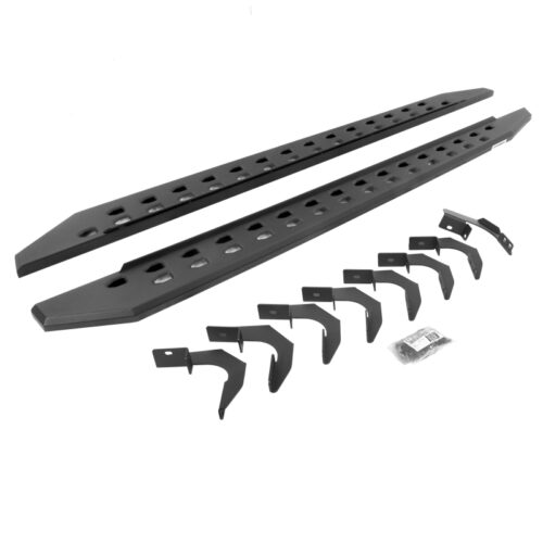 Go Rhino 69423580SPC 15-22 GMC Canyon CC 4DR RB20 Slim Running Boards Kit (w/Brackets) - Tex. Blk