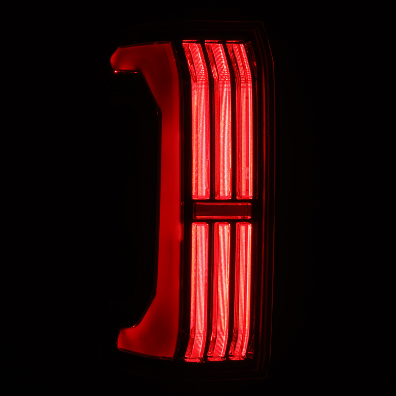 AlphaRex 24-25 Toyota Tacoma NOVA-Series LED Prismatic Tail Lights - Black - Image 4