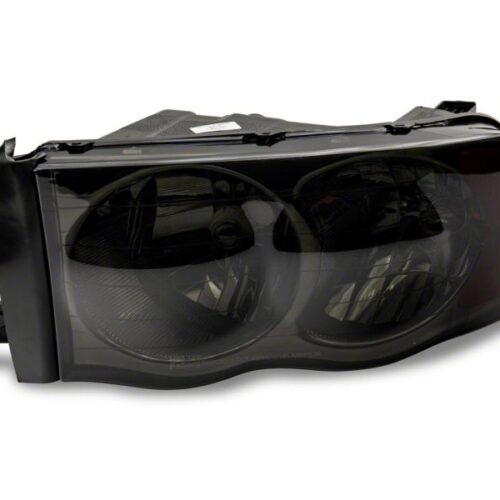 Raxiom for 2002-2005 Dodge RAM 1500 Axial Series OEM Style Rep Headlights- Chrome Housing- Smoked Lens - Image 3