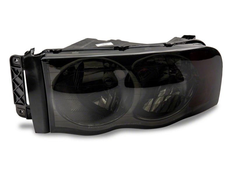 Raxiom for 2002-2005 Dodge RAM 1500 Axial Series OEM Style Rep Headlights- Chrome Housing- Smoked Lens - Image 3