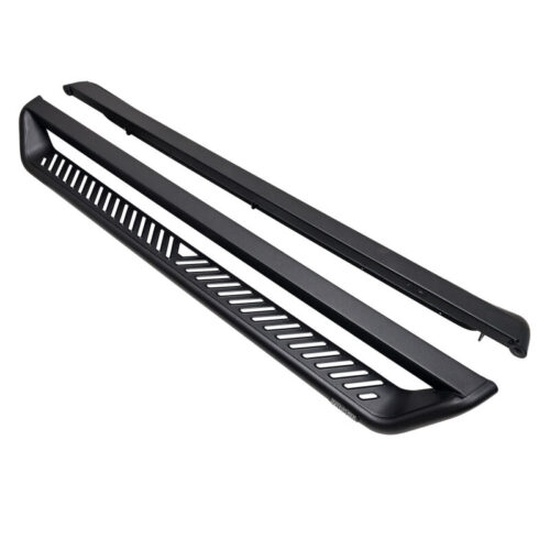 Alternative view of Westin 24-26 Toyota Land Cruiser Outlaw Drop Running Boards - Textured Black