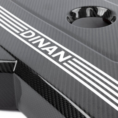Dinan for 19-26 BMW B58D (G01/G02/G20/G22/G23/G26/G42) Gloss Carbon Fiber Engine Cover w/Matte Accents - Image 9