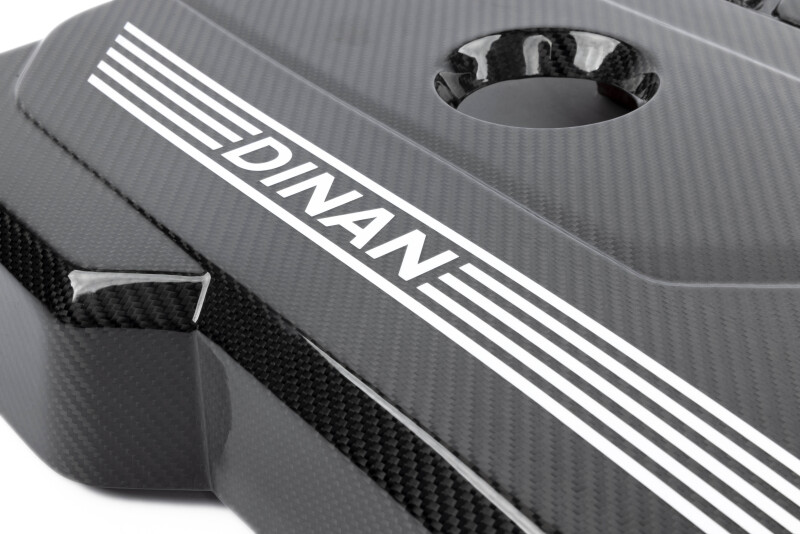 Dinan for 19-26 BMW B58D (G01/G02/G20/G22/G23/G26/G42) Gloss Carbon Fiber Engine Cover w/Matte Accents - Image 9