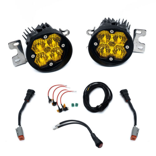 Baja Designs for 12-23 Tacoma / 14-21 Tundra / 10-24 4Runner Squadron Sport 2.0 Fog Kit(WC) - Baja Amber