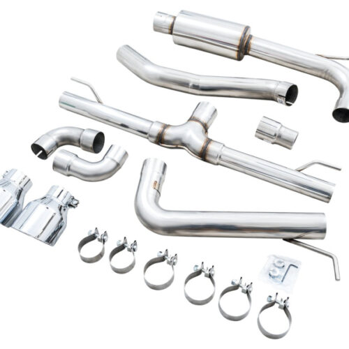 AWE Tuning 3020-32658 2022 VW GTI MK8 Track Edition Exhaust - Chrome Silver Tips - Image 8