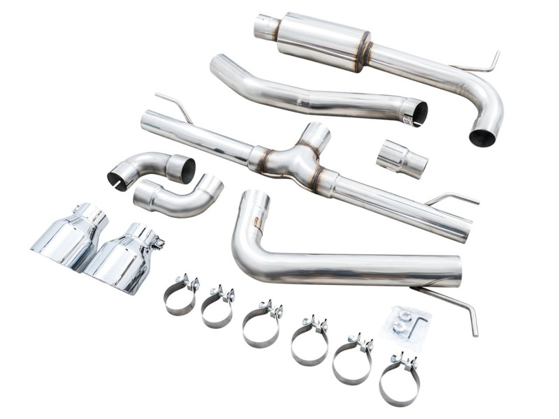 AWE Tuning 3020-32658 2022 VW GTI MK8 Track Edition Exhaust - Chrome Silver Tips - Image 8