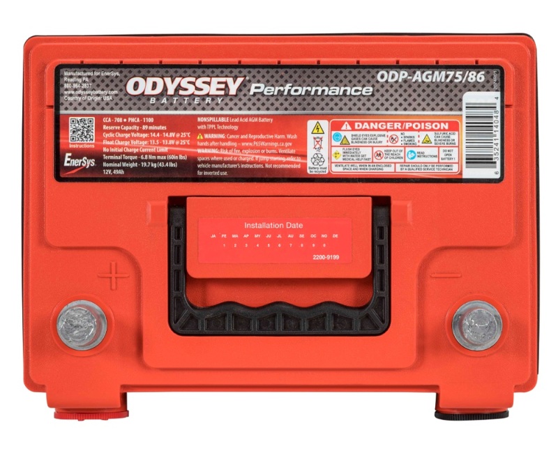 Odyssey Battery Auto/Truck Performance AGM Battery (75/86-705) - Image 3