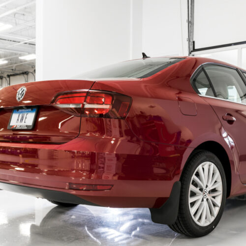 Alternative view of AWE Tuning Track Edition Exhaust - Chrome Silver Tips for 09-14 Volkswagen Jetta Mk6 1.4T