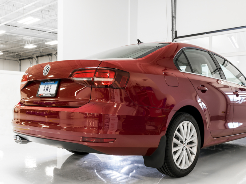 AWE Tuning Track Edition Exhaust - Chrome Silver Tips for 09-14 Volkswagen Jetta Mk6 1.4T - Image 2