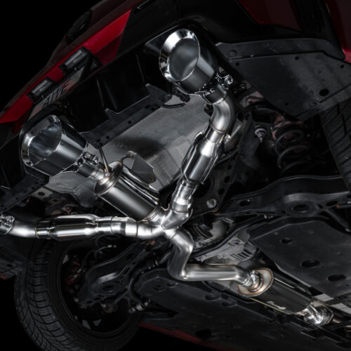 AWE Tuning Touring Edition Cat-Back Exhaust - Chrome Silver Tips for 23-24 Toyota GR Corolla - Image 6