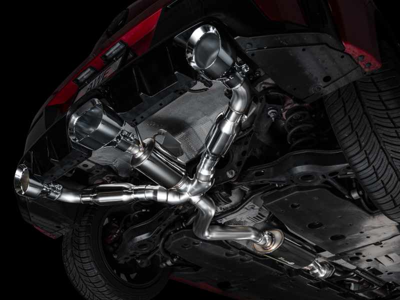 AWE Tuning Touring Edition Cat-Back Exhaust - Chrome Silver Tips for 23-24 Toyota GR Corolla - Image 6