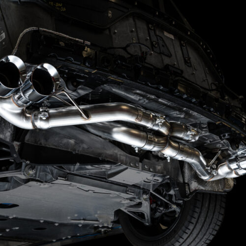 AWE Tuning Track Edition Exhaust - Quad Chrome Silver Tips for 2020 Chevrolet Corvette (C8) - Image 9