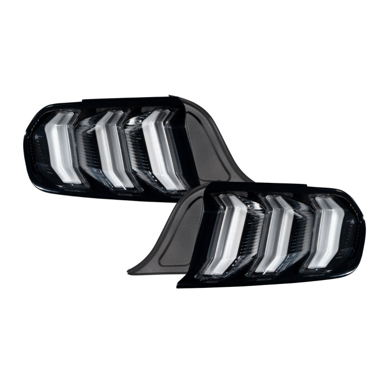 Form Lighting 2015-2023 Ford Mustang LED Tail Lights Clear (Pair)